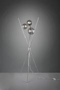 Lampy stojące - Trio LANCE Chrom Lampa podłogowa stojąca 403400354 - miniaturka - grafika 1