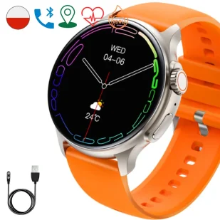 Rubicon Melissa Amoled Pomarańczowy - Smartwatch - miniaturka - grafika 1