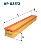 Filtry powietrza - Filtron AP 035/2 FILTR POWIETRZA - miniaturka - grafika 1