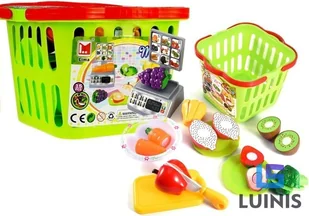 Import LEANToys Koszyczek z Warzywami Do Krojenia + Waga Sklepowa 2206 - Zabawy w naśladowanie dorosłych Import LEANToys Koszyczek z Warzywami Do Krojenia + Waga Sklepowa 2206 - Zabawy w naśladowanie dorosłych - miniaturka - grafika 1