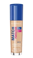Podkłady do twarzy - Rimmel Match Perfection Podkład do twarzy 200 Soft Beige 30ml 1234584556 - miniaturka - grafika 1