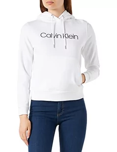 Calvin Klein Damska bluza z kapturem Core Logo Ls - Bluzy damskie - miniaturka - grafika 1
