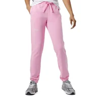 Spodnie sportowe damskie - Spodnie New Balance WP23508OTP - różowe - miniaturka - grafika 1