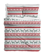 Pozostałe akcesoria świąteczne - Matex Komplet pościeli świątecznej flanelowej Flavetta 78A 220x200 - miniaturka - grafika 1