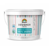 Farby wewnętrzne - Farba lateksowa Beckers Designer white 10 l +10% GRATIS - miniaturka - grafika 1