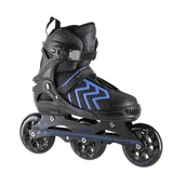 Rolki - Łyżworolki NILS EXTREME NA19318  rozmiar 39-42) Czarno-niebieski - miniaturka - grafika 1