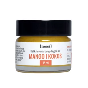 IOSSI Iossi Peeling do ust Mango i Kokos 15ml 39692-uniw - Balsamy do ust - miniaturka - grafika 1