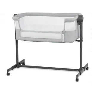 Łóżeczko dostawne KINDERKRAFT Nestee Up 2 Jasnoszary - Łóżeczka i kojce - miniaturka - grafika 1