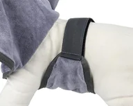 Ubranka dla psów - 544A okrycie micro dry szare S-40cm - miniaturka - grafika 1