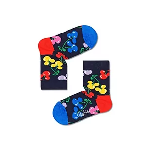 Happy Socks Kids Very Cherry Mickey Sock, kolorowe i zabawne, Skarpety dla dzieci, Niebieski-Zielony-Czerwony-Żółty (4-6Y) - Skarpetki damskie - miniaturka - grafika 1