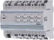 Sterowniki i przekaźniki - Hager polo KNX e/s Sterownik załączający/żaluzjowy 10 A 8-/4-krotny TXA608B TXA608B - miniaturka - grafika 1
