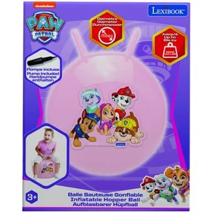 Piłka skacząca LEXIBOOK Psi Patrol BG040PAG - Skoczki dla dzieci - miniaturka - grafika 1