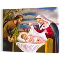 Ikony i obrazy sakralne - Obraz religijny na płótnie Święta Rodzina - miniaturka - grafika 1