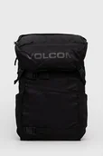 Plecaki - Volcom plecak męski kolor czarny duży z nadrukiem - miniaturka - grafika 1