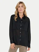 Koszule damskie - ONLY Koszula Star 15360299 Czarny Regular Fit - miniaturka - grafika 1