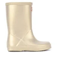 Buty dla chłopców - Kalosze Hunter KFT5089NEB-PGL Beżowy - miniaturka - grafika 1