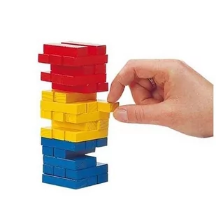 Goki Wieża Jenga mała zabawka drewniana - Gry planszowe - miniaturka - grafika 1
