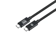 Kable USB - Conceptronic ETTA04B20 kabel USB USB4 Gen 3x2 2 m USB C Czarny - miniaturka - grafika 1