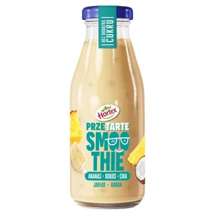 Hortex Przetarte Smoothie ananas kokos chia jabłko banan 250 ml - Soki i napoje niegazowane - miniaturka - grafika 1