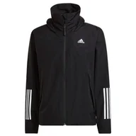 Kurtki i kamizelki sportowe damskie - BSC 3-Stripes RAIN.RDY Jacket - miniaturka - grafika 1