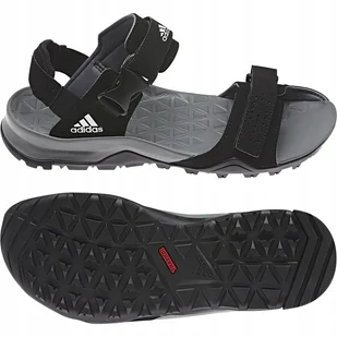 Sandały męskie sportowe adidas Cyprex Ultra Sandal B44191 czarne 47 - Sandały męskie - miniaturka - grafika 1