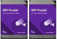 Dyski serwerowe - Dysk serwerowy WD Zestaw 2 dyski serwerowe WD Purple 1TB 3.5'' SATA III 6 Gb/s WD11PURZ - miniaturka - grafika 1