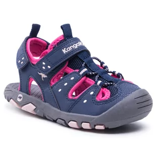 KangaRoos Sandały K-Trek 18731 000 4294 Dk Navy/Fandango Pink - Sandały damskie - miniaturka - grafika 1