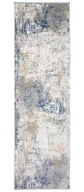 Wycieraczki - Szaro-granatowy chodnik w melanżowy wzór W8-P42 - miniaturka - grafika 1
