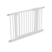 Zabezpieczenia dla dzieci - Barierka rozporowa TULANO Guardian 3.5 White, 110 x 76 cm - miniaturka - grafika 1
