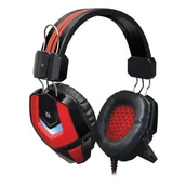 Słuchawki - Defender Ridley Czarno-Czerwone - miniaturka - grafika 1