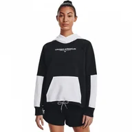 Kurtki i kamizelki sportowe damskie - Damska bluza dresowa UNDER ARMOUR Rival + Fleece Hoodie - miniaturka - grafika 1