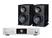 Zestawy stereo - Rotel S14 (srebrny) + Carina BS243.4 (czarny) - miniaturka - grafika 1