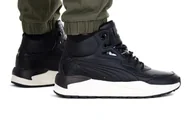 Moda i Uroda OUTLET - Puma, Buty męskie, X-RAY SPEED MID WTR L 38857401, czarne, rozmiar 45 - miniaturka - grafika 1