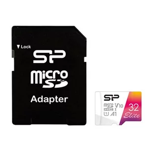 Karta pamięci Silicon Power microSDHC UHS-I Elite 32 GB, microSDHC/SDXC, pamięć Flash klasa 10 - Karty pamięci - miniaturka - grafika 1