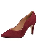 Czółenka - CAPRICE Damskie czółenka 9-922403-29, Bordeaux Suede, 36 EU - miniaturka - grafika 1