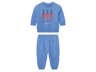 Komplety dla niemowląt - lupilu® Dres niemowlęcy chłopięcy, 2-częściowy, z bawełną organiczną (Niebieski, 74/80) - miniaturka - grafika 1