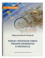 Ekonomia - UMCS Fiskalne i pozafiskalne funkcje podatków dochodowych w państwach UE - miniaturka - grafika 1