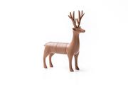 Magnesy - Qualy Qualy Deer Brązowy Magnes Na Lodówkę Plastikowy W96h - miniaturka - grafika 1