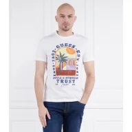 Koszulki męskie - GUESS T-shirt PALM WINDOW | Slim Fit - miniaturka - grafika 1