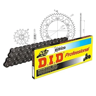Zestaw łańcuchów DID Alu 520/106 zamek zatrzaskowy czarny do Yamaha TTR TT-R 250 ccm rok prod. 1993-2007 - Części motocyklowe - miniaturka - grafika 1