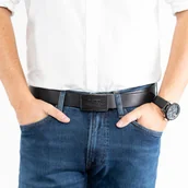 Paski - Męski pasek Tom Tailor TOM TAILOR 90 - miniaturka - grafika 1