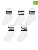 Skarpetki dla dzieci - Vingino Skarpety (5 par) w kolorze biało-czarnym - miniaturka - grafika 1