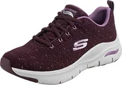 Sneakersy damskie - Skechers Damskie sneakersy Arch Fit, fioletowe, 9 UK - miniaturka - grafika 1