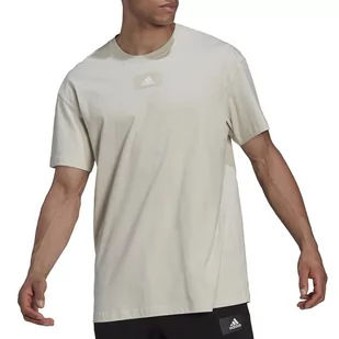 Koszulka adidas Essentials FeelVivid Drop Shoulder Tee HK2856 - szara - Koszulki męskie - miniaturka - grafika 1