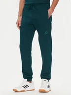 Spodnie sportowe męskie - adidas Spodnie dresowe ALL SZN Fleece JX5096 Zielony Tapered Leg - miniaturka - grafika 1