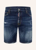 Spodenki damskie - dsquared2 Szorty Jeansowe Marine blau - miniaturka - grafika 1