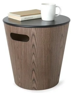 Umbra Umbra - 2 w 1 Stolik Kawowy / Kosz do przechowywania Czarny WOODROW 1009760-048 - Ławy i stoliki kawowe - miniaturka - grafika 3