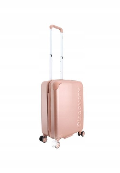 Walizka kabinowa Discovery Focus 55 cm Różowa