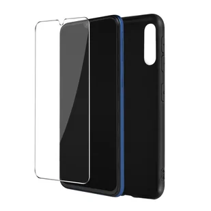 Etui do Samsunga Galaxy A50 Soft czarne i szkło hartowane 9H Clear - Etui i futerały do telefonów - miniaturka - grafika 1