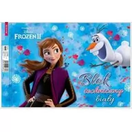 Szkolne artykuły papiernicze - Blok techniczny biały A4/10K Frozen II - miniaturka - grafika 1